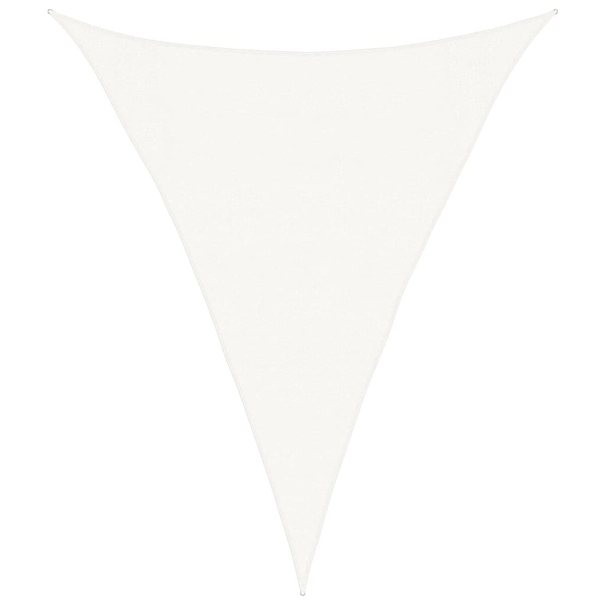 vidaXL Żagiel przeciwsłoneczny, 160 g/m², biały, 3x4x4 m, HDPE