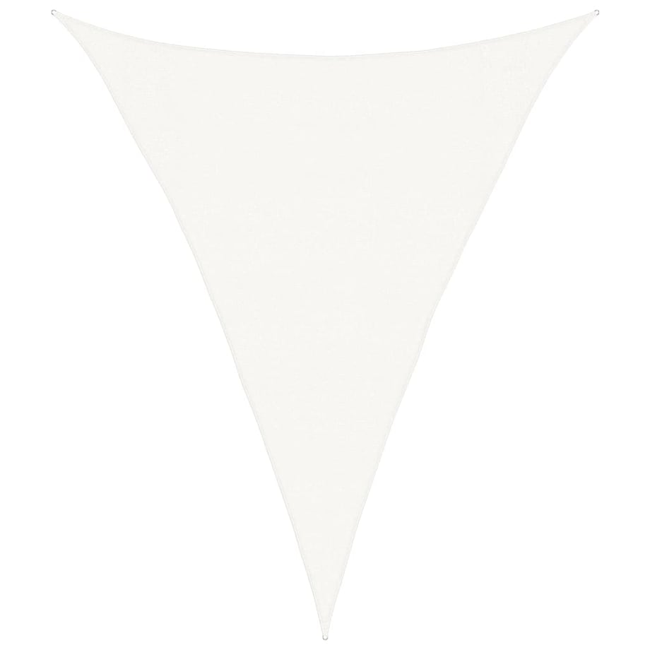 vidaXL Żagiel przeciwsłoneczny, 160 g/m², biały, 3x4x4 m, HDPE