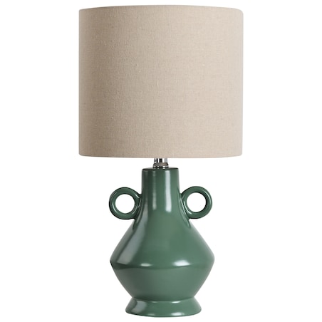 Lampa stołowa KERULEN Ceramika Zielony