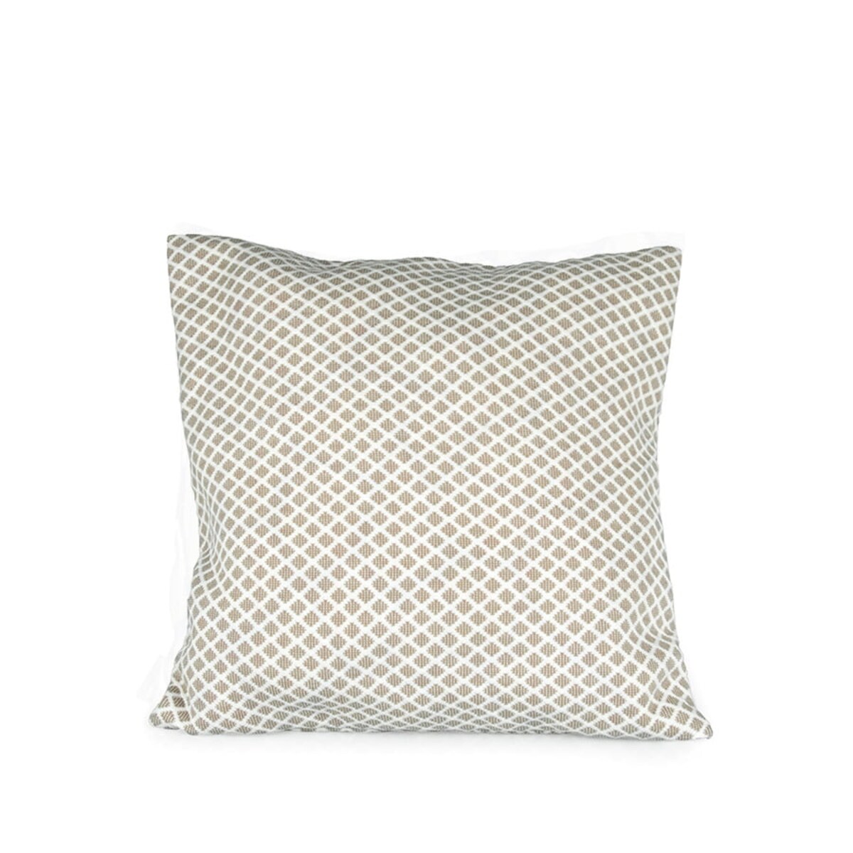 Poszewka dekoracyjna na poduszkę 40x40 romby beżowe