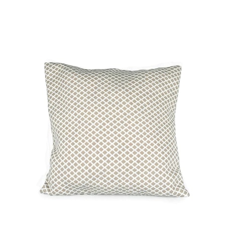 Poszewka dekoracyjna na poduszkę 40x40 romby beżowe
