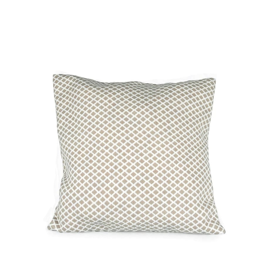 Poszewka dekoracyjna na poduszkę 40x40 romby beżowe