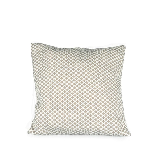 Poszewka dekoracyjna na poduszkę 40x40 romby beżowe