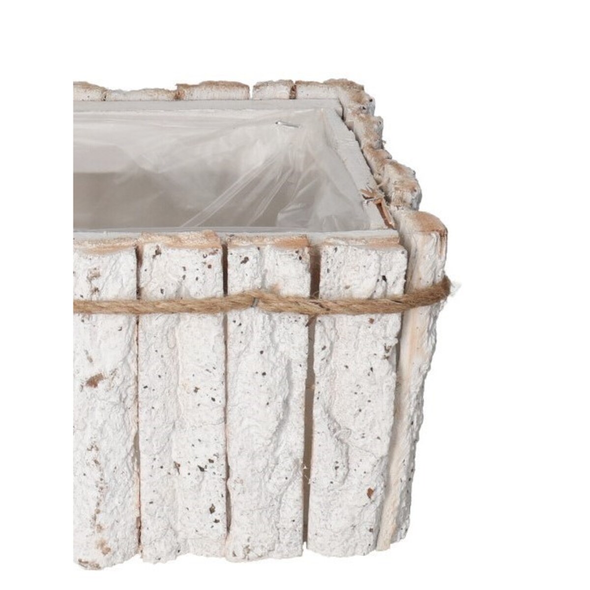 Doniczka Osłonka Drewniana Duża Kora Korytko Doniczki