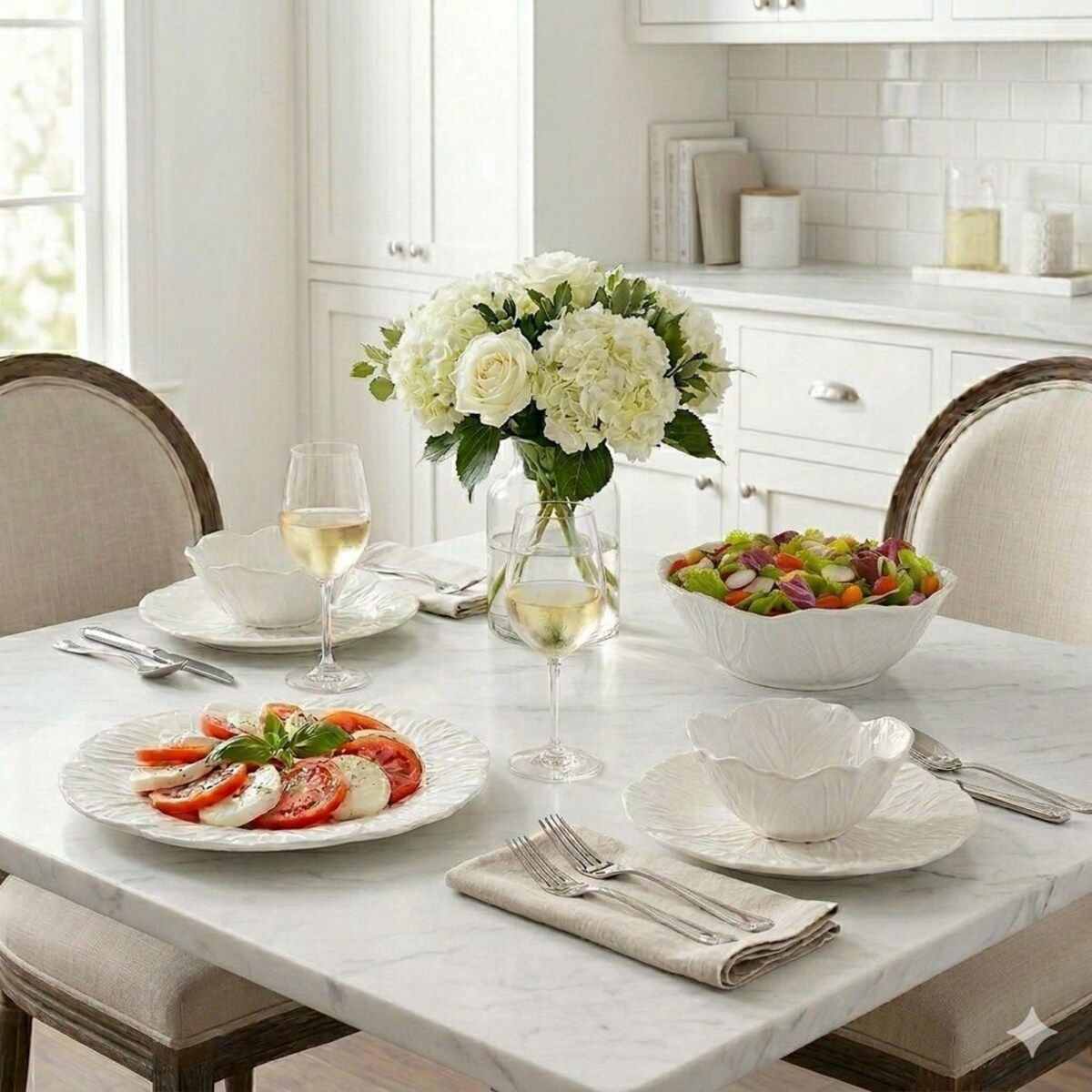VILLA ITALIA Talerz porcelanowy 25 cm BRASSICO