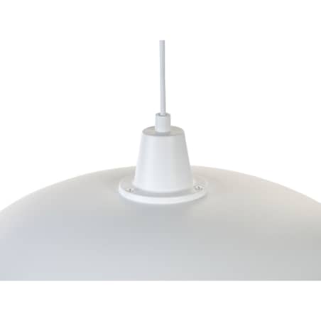 Lampa wisząca metalowa biała DEEL