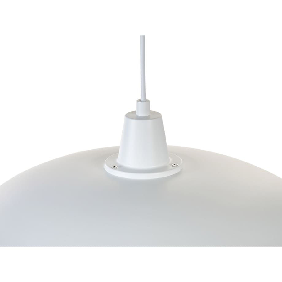 Lampa wisząca metalowa biała DEEL