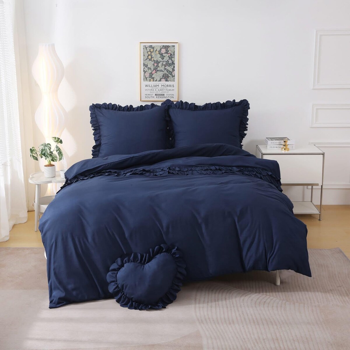 pościel "sweet heart" z poduszką serce 200x220 cm