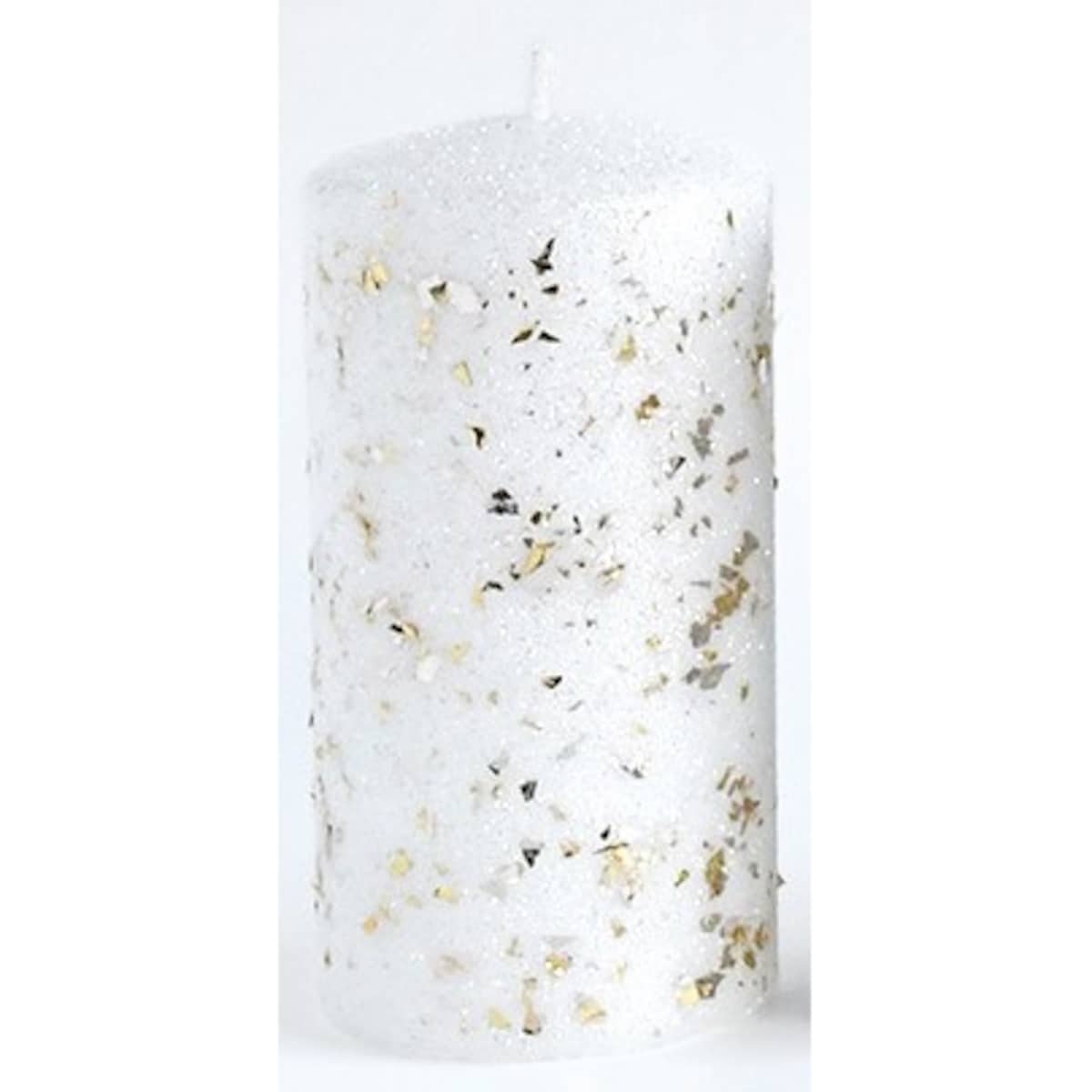 Świeca GLAMOUR NEW Walec duży 7xh17,5cm parafinowa biała