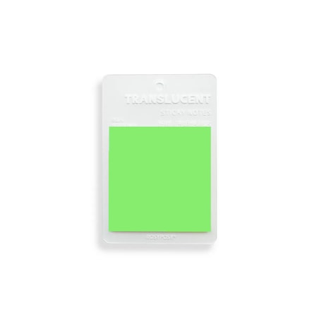 TRANSPARENTNE KOLOROWE KARTECZKI – ZIELONE