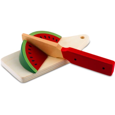 Zabawka drewniana kosz owoce do krojenia na rzep Ricokids