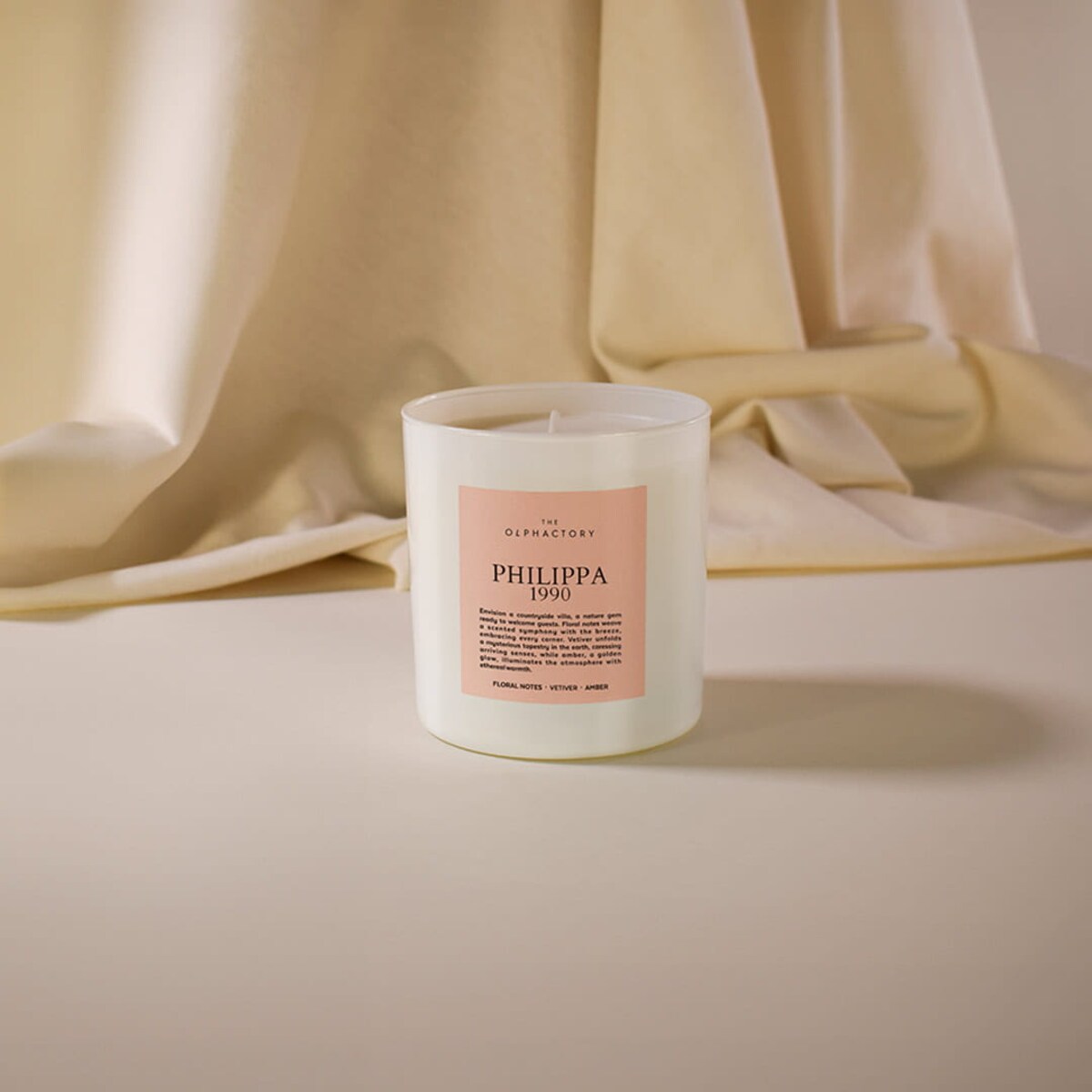 Świeca zapachowa 310 g, PHILIPPA 1990, White Insignia