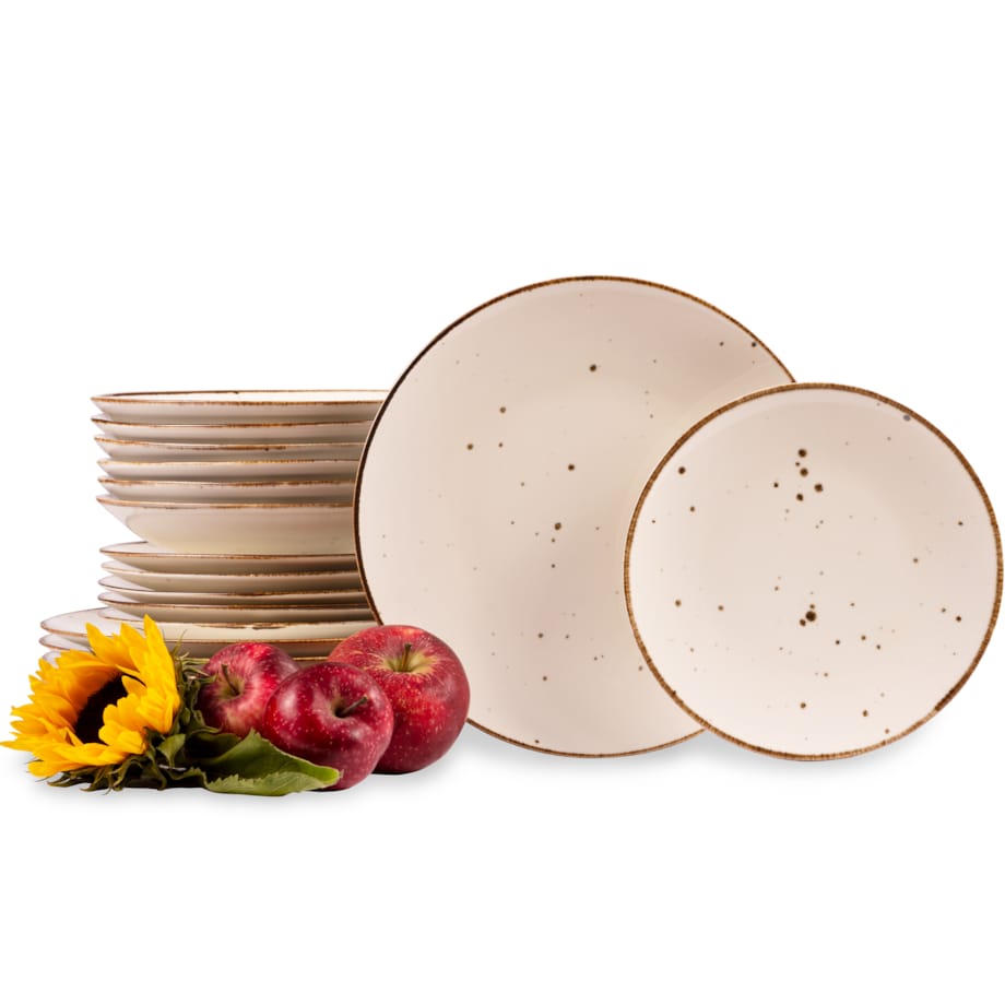 Konsimo ALUMINA Serwis obiadowy 6os. (18el.)