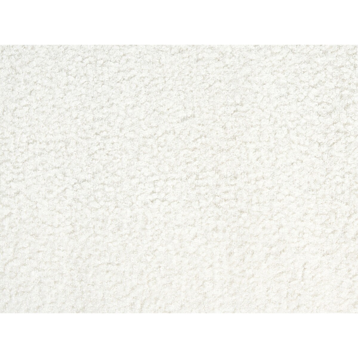 Fotel boucle biały ALLA