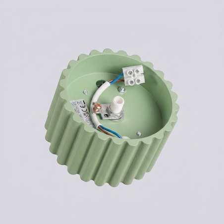 Plafon AURA 1 szałwiowy Gx53