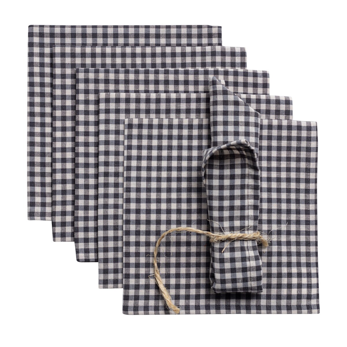 Komplet serwetek 6 szt. 42 x 42 Quadro 136-10, 42 x 42