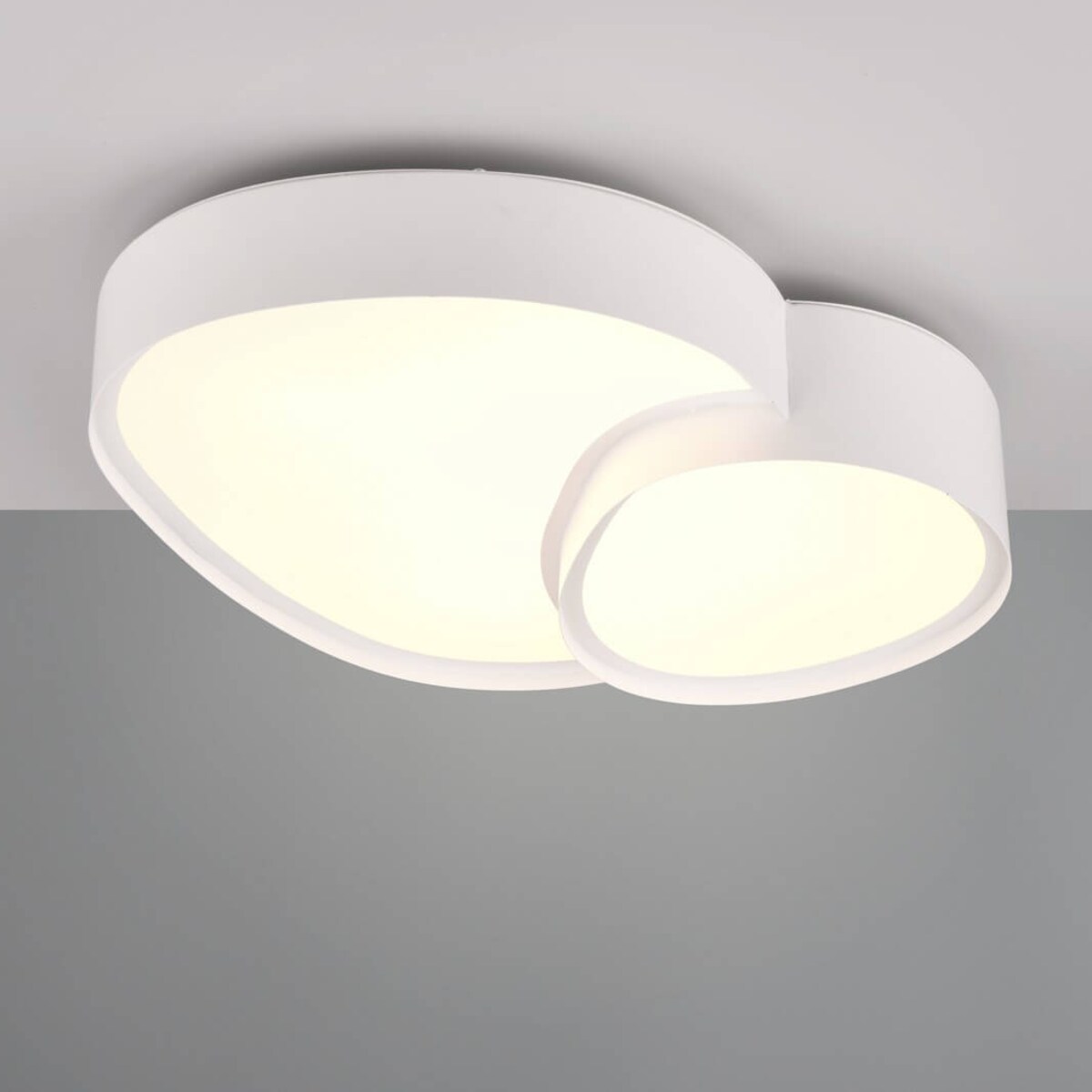 Modernistyczny plafon sufitowy Rise 647510231 Trio LED 21W 2700-6500K biały