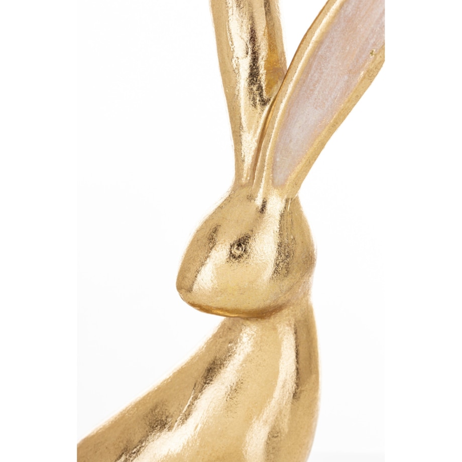 Dekoracja - złoty królik 30x10x12 cm SVELTA