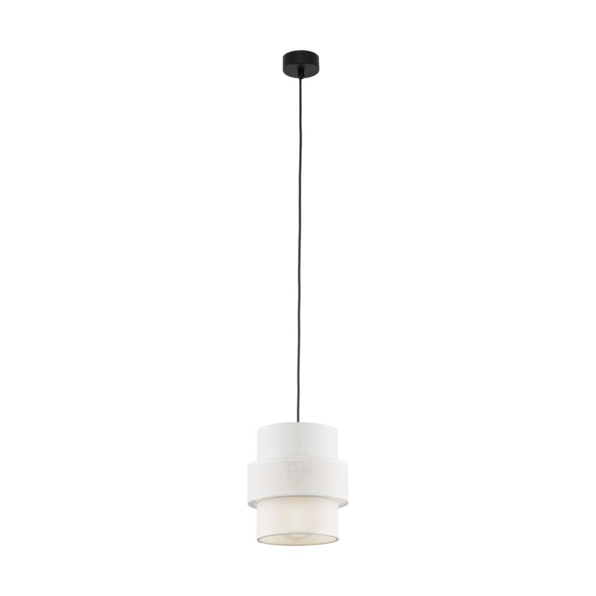 Lampa wisząca TK Lighting CALISTO WHITE 5094 biała/czarna E27 regulowana wysokość 150 cm nowoczesna do salonu i kuchni