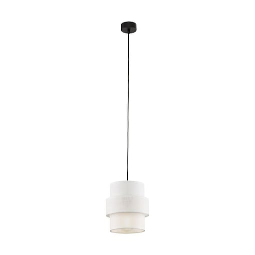 Lampa wisząca TK Lighting CALISTO WHITE 5094 biała/czarna E27 regulowana wysokość 150 cm nowoczesna do salonu i kuchni