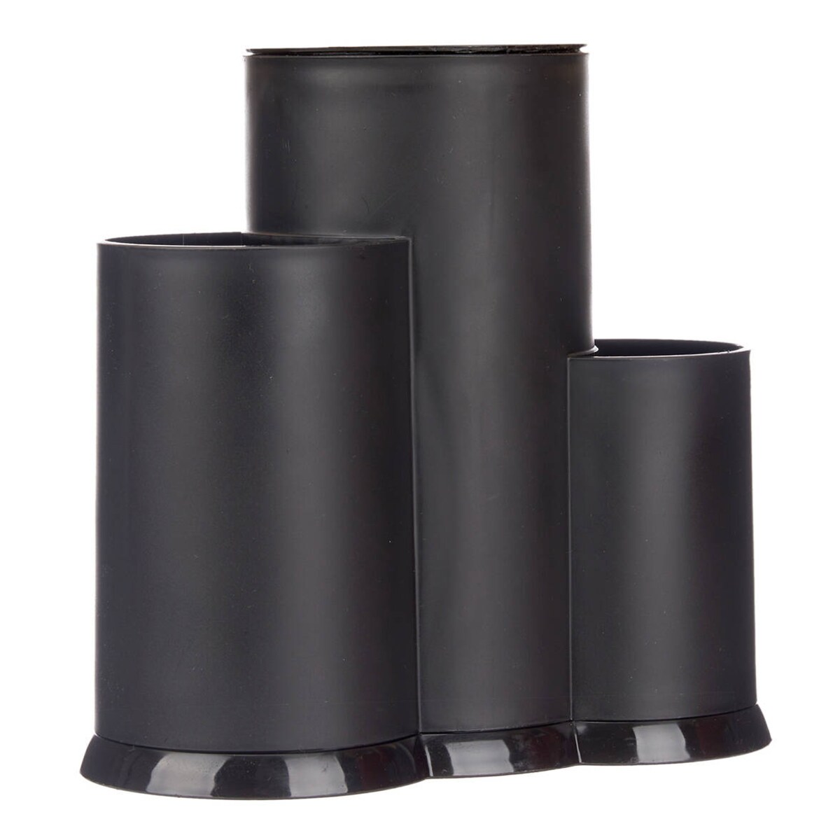 Stojak na noże, plastikowy, 12,5 x 23 x 22 cm