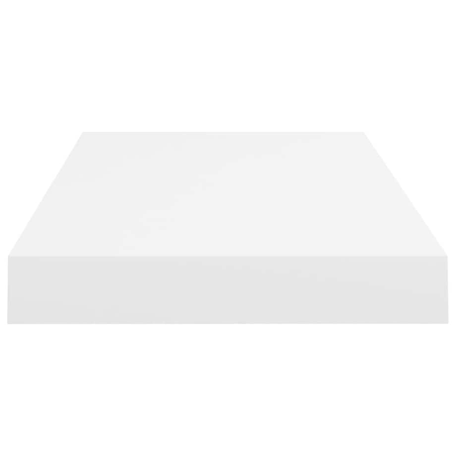 vidaXL Półki ścienne, 4 szt., białe, 50x23x3,8 cm, MDF