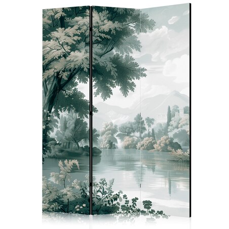 Parawan Dwustronny Widok Na Park I Jezioro 135x172cm