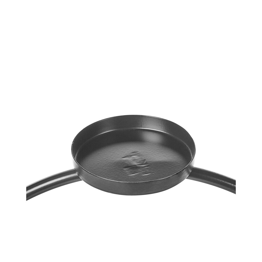 Świecznik metalowy 33 cm czarny CAKUNG