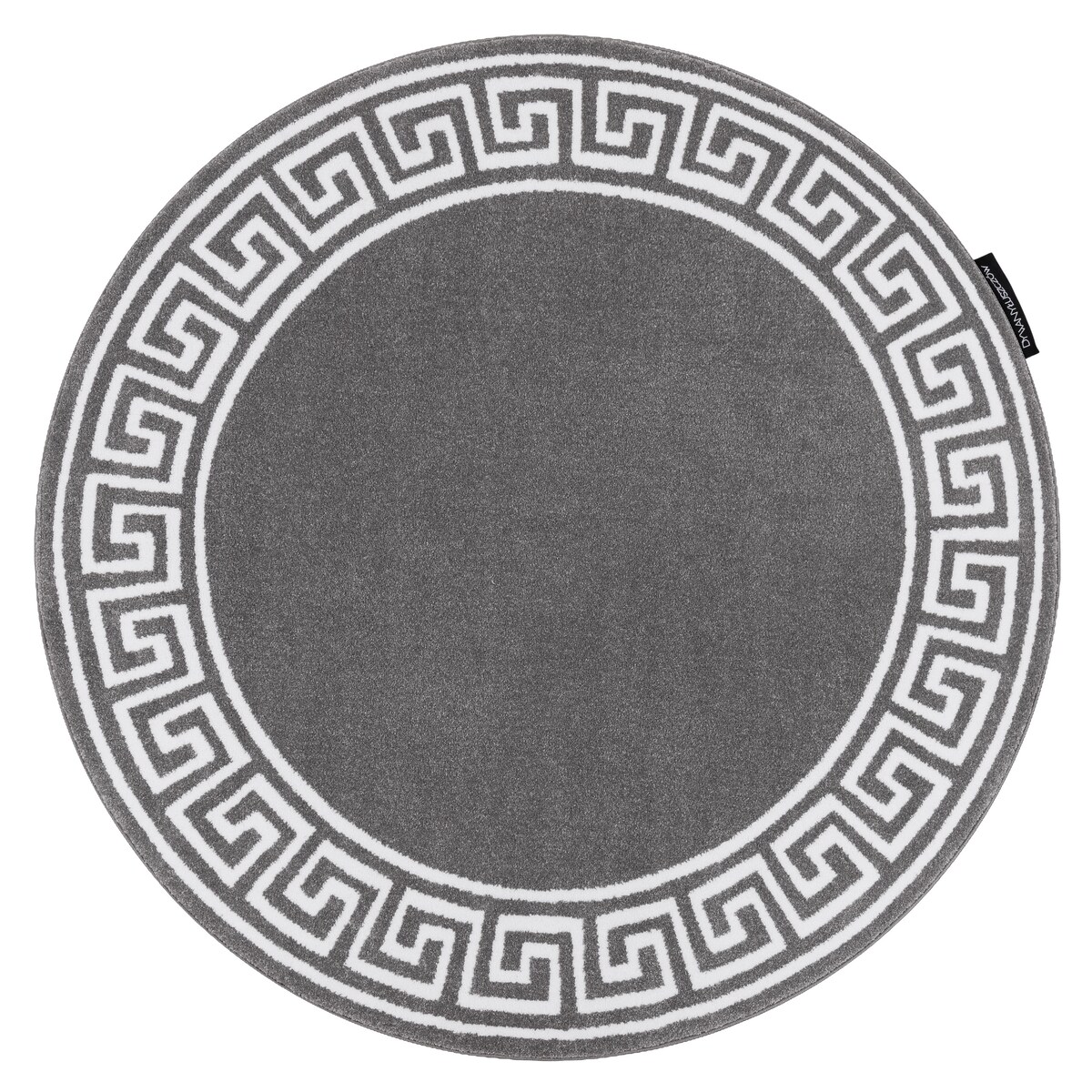 Dywan HAMPTON Grecos koło szary koło 160 cm