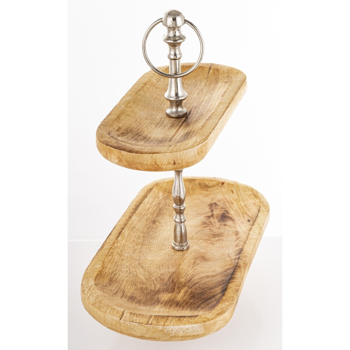 Patera dekoracyjna 2 poziomy 40x33,5x17 cm AYTAKAR