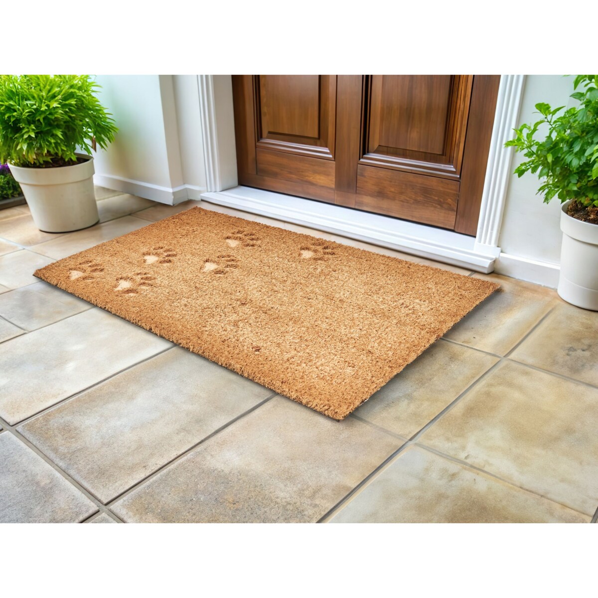 Wycieraczka TARLAC 40 x 60 cm Naturalny Włókno kokosowe