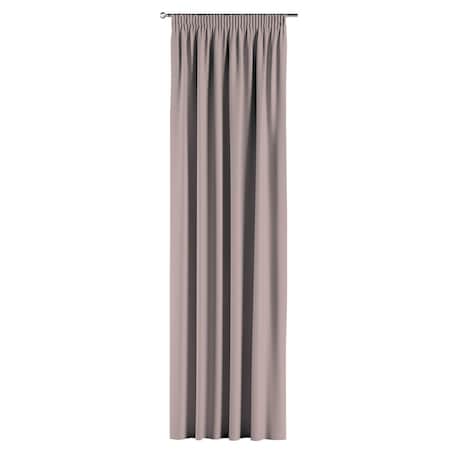 Zasłona na taśmie marszczącej 1 szt. 130x260 różany beż