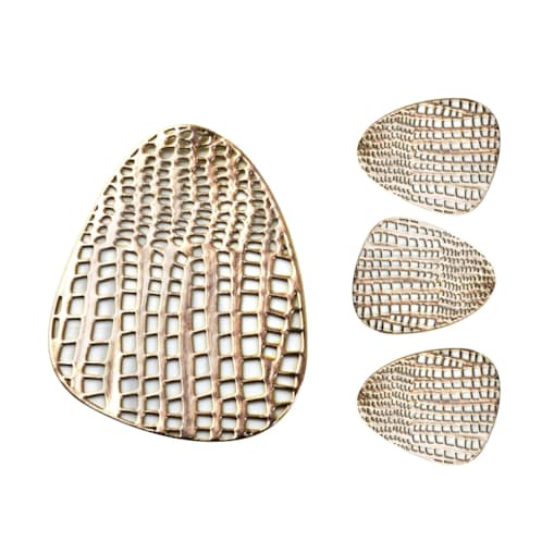 LEILA Komplet 4 podstawek pod kubek 10cmx13cm