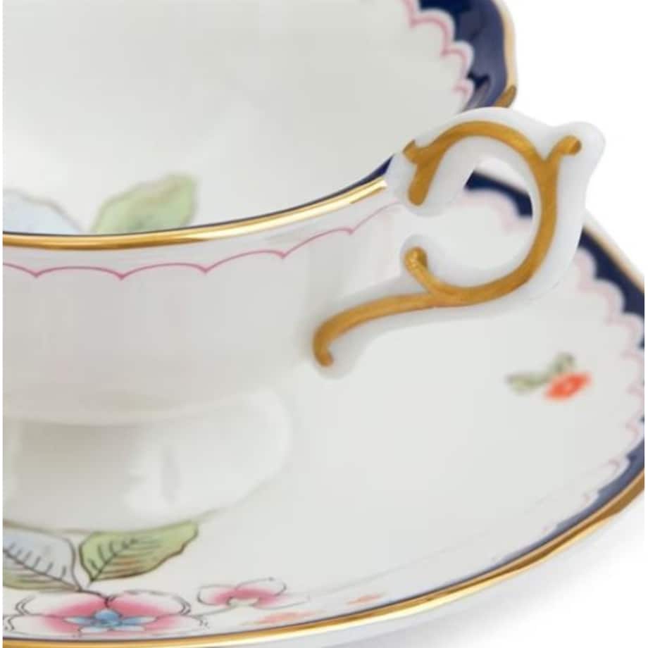 Filiżanka do herbaty ze spodkiem Jasmine Bloom Wonderlust Wedgwood