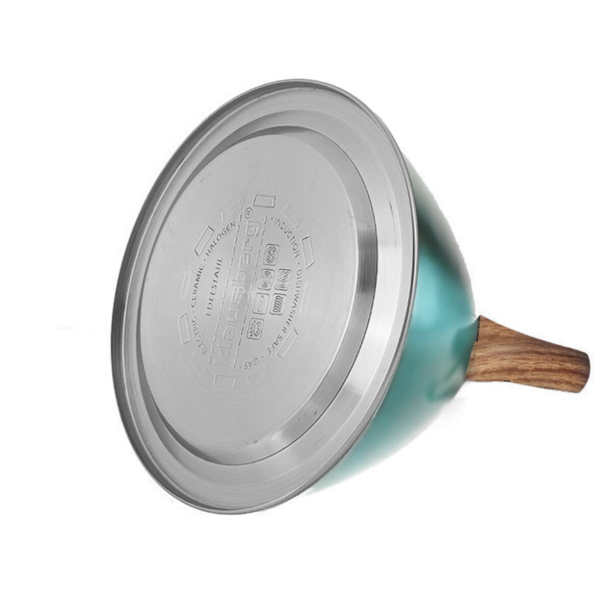 Czajnik stalowy z gwizdkiem lakierowany mat niebieski 3.0L KLAUSBERG