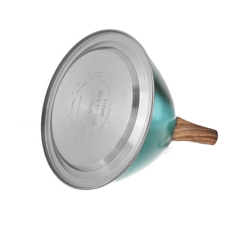 Czajnik stalowy z gwizdkiem lakierowany mat niebieski 3.0L KLAUSBERG