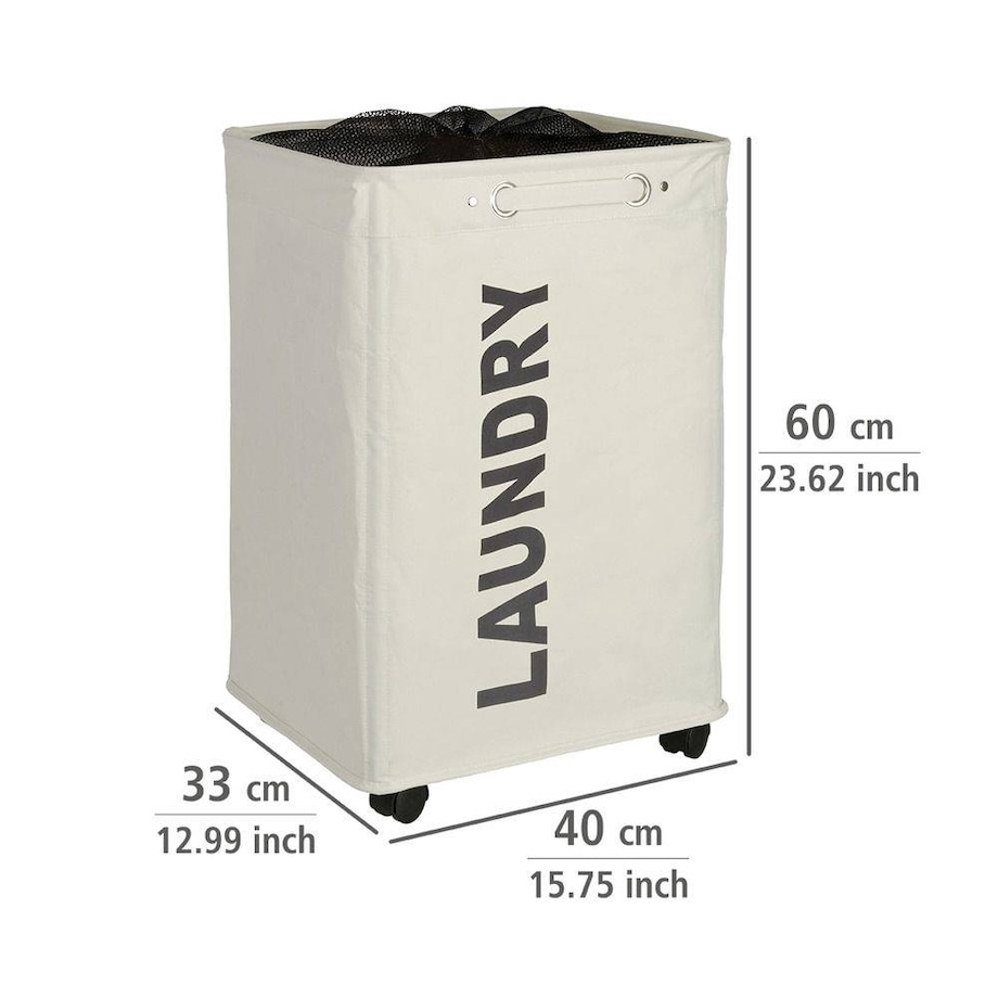Kosz na pranie QUADRO - pojemnik 79 l, WENKO