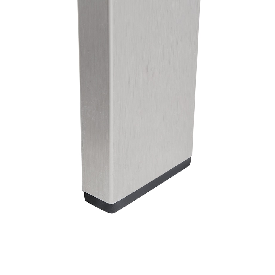 Ławka ogrodowa z poduchą SALERNO 142 cm Metal Ciemnoszary