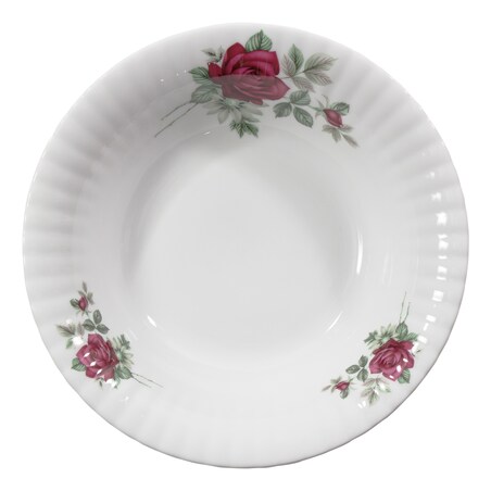 Salaterka okrągła 26 cm Iwona Bordowa Róża B826