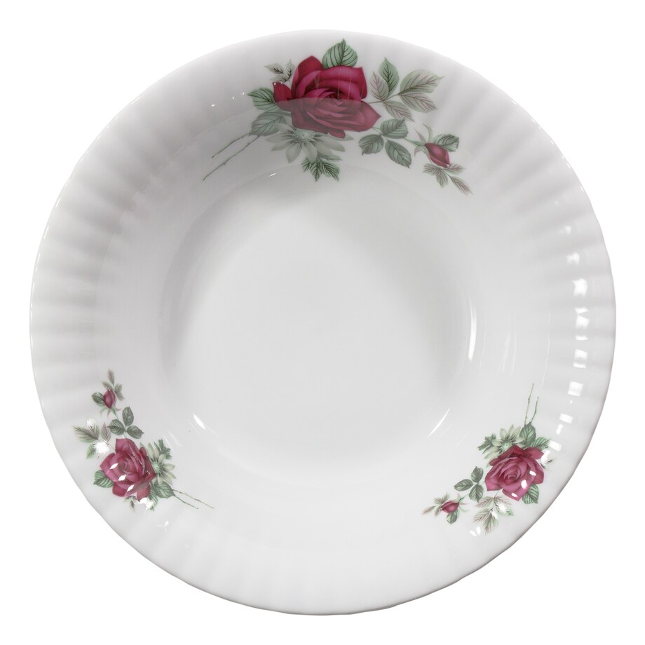 Salaterka okrągła 26 cm Iwona Bordowa Róża B826