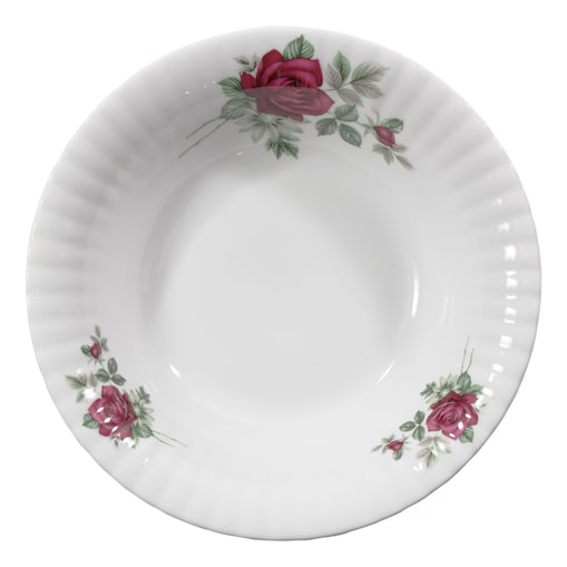 Salaterka okrągła 26 cm Iwona Bordowa Róża B826