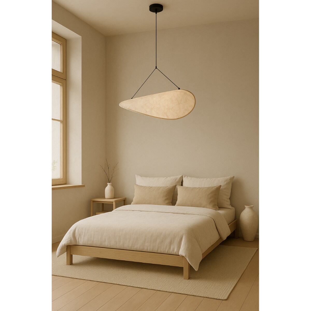 LAMPA WISZĄCA HIKARI M BIAŁA