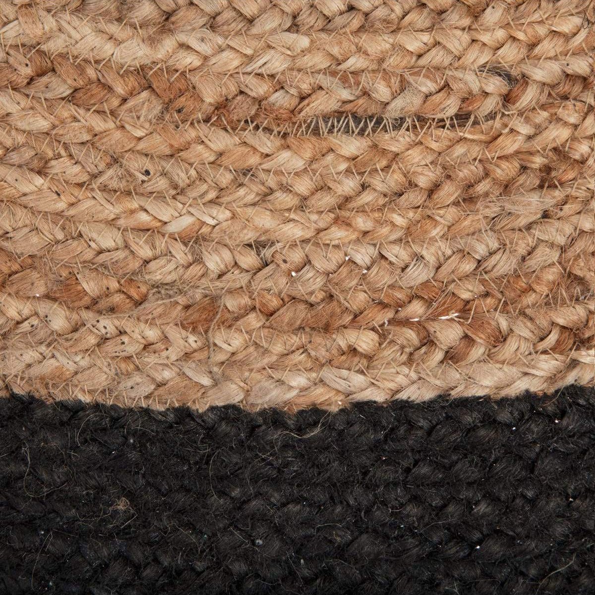 Dywan jutowy, okrągły, Ø 120 cm, kolor brązowy