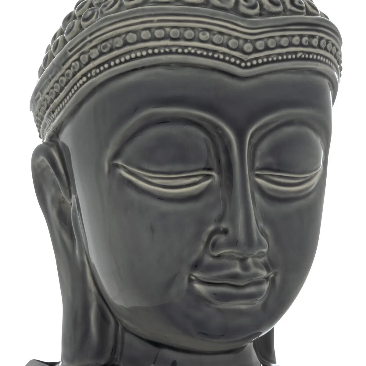 Figurka ceramiczna Buddha 22,5 cm szara