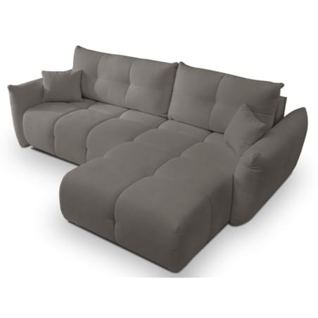 Narożnik z funkcją spania do salonu BOSE, prawostronny, szary