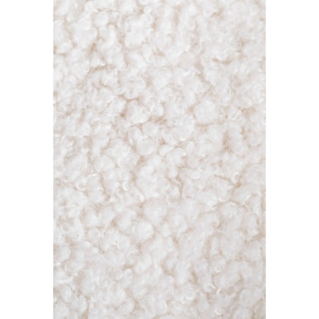 Fotel bujany, szenilowy, biały Maylene