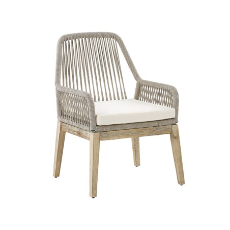 Zestaw ogrodowy dla 6 osób OLBIA z poduszkami Beton Beżowy