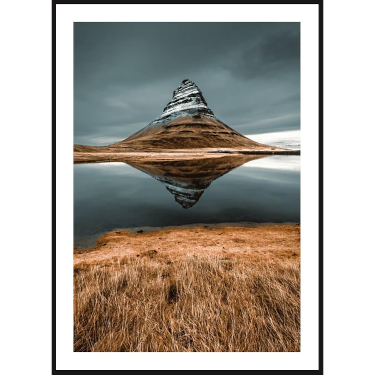 Poster Story, Plakat, Obraz - Góra Kirkjufell na Islandii, wymiary 30 x 42 cm