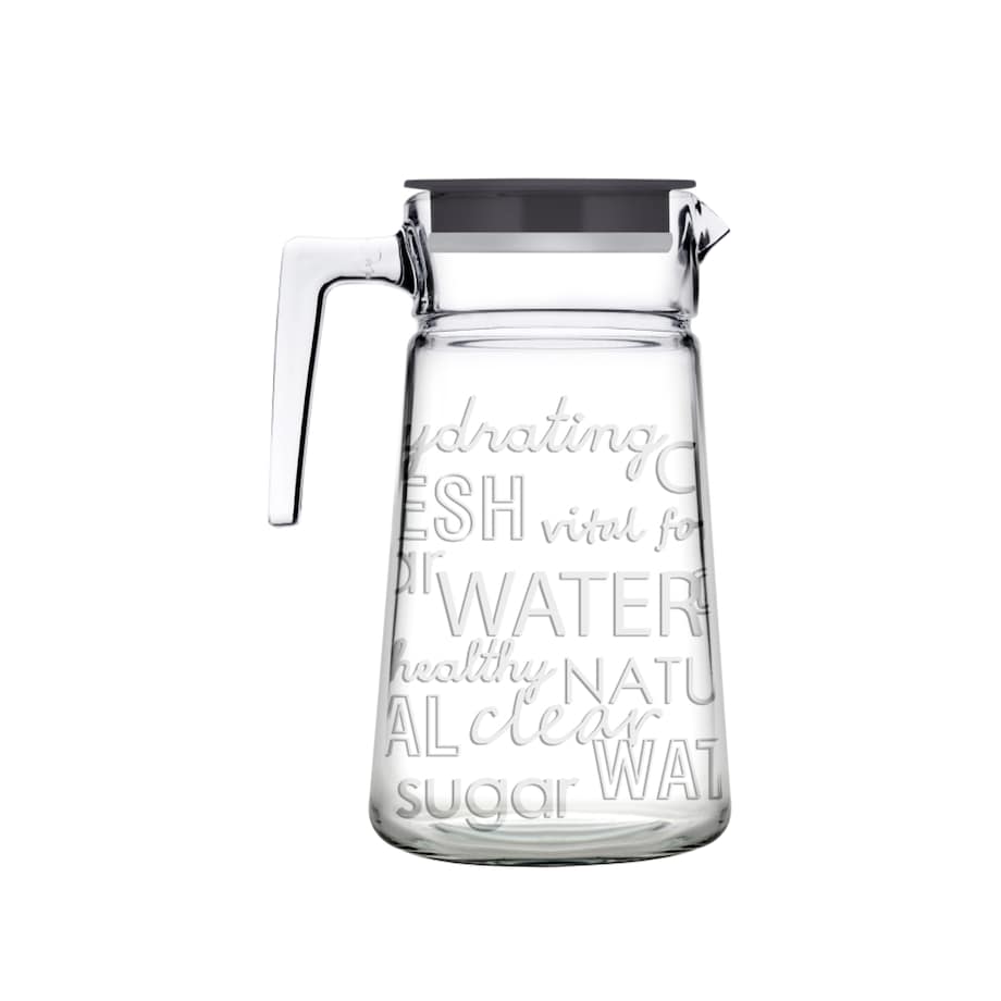 DZBANEK SZKLANY NA WODĘ NAPOJE 2 L w napisy PASABAHCE szklany soki prezent