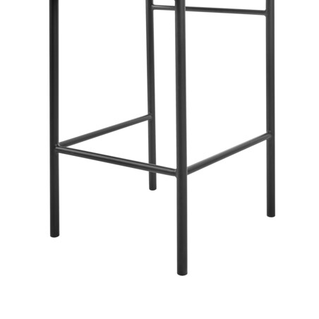 Krzesło barowe Zestaw 2 Boucle Złamana biel AMAYA